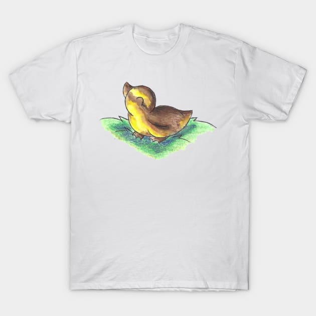 Mallard Duckling T-Shirt by KristenOKeefeArt